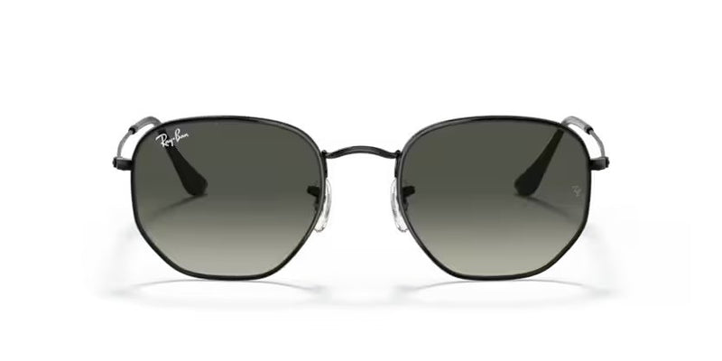 Ray-Ban Hexagonal - Black, Grey gradient