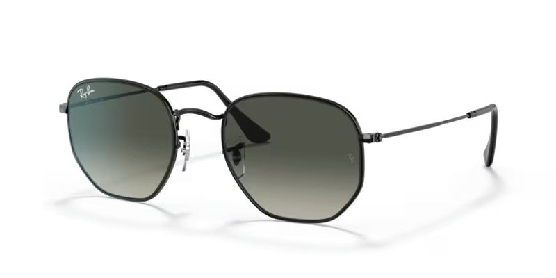 Ray-Ban Hexagonal - Black, Grey gradient