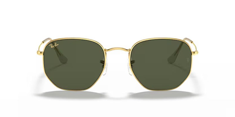 Ray-Ban Hexagonal- Gold, G-15 green