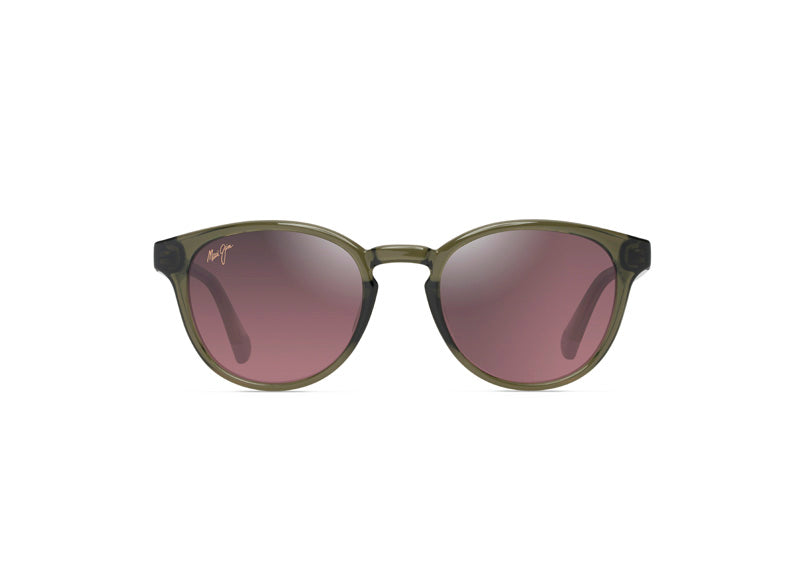 Maui Jim Hiehie 636S - Shiny Trans Green, Maui Rose