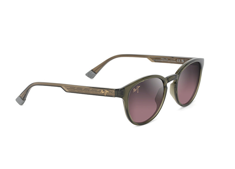 Maui Jim Hiehie 636S - Shiny Trans Green, Maui Rose