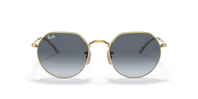 Ray-Ban Jack - Arista gold, Blue/grey