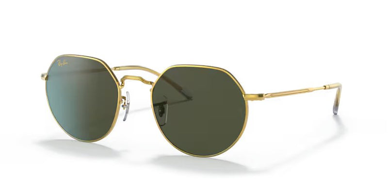 Ray-Ban Jack - Gold, Green