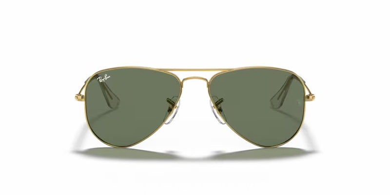 Ray-Ban Junior aviator - Arista gold, Dark green