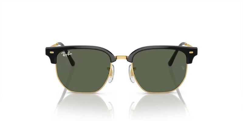 Ray-Ban Junior new clubmaster - Black on gold, Dark green