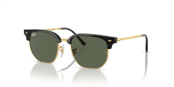 Ray-Ban Junior new clubmaster - Black on gold, Dark green