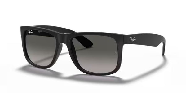 Ray-Ban Justin - Rubber black, Dark grey