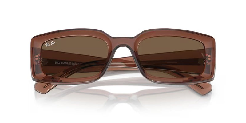 Ray-Ban Kiliane - Transparent brown, Grey polarized