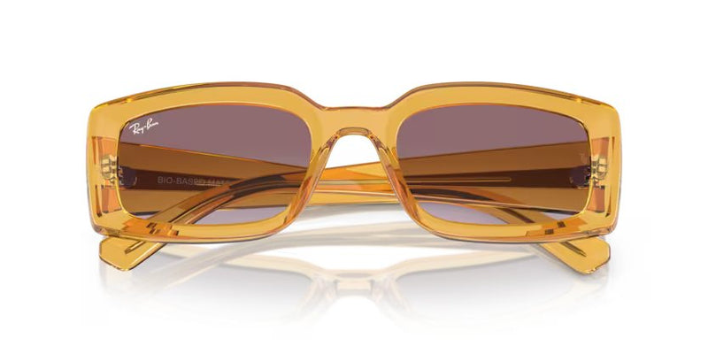 Ray-Ban Kiliane - Transparent yellow, Dark violet