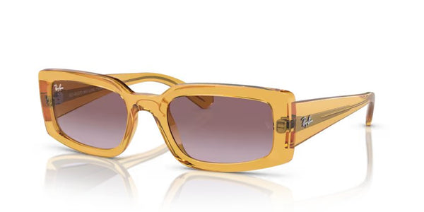 Ray-Ban Kiliane - Transparent yellow, Dark violet