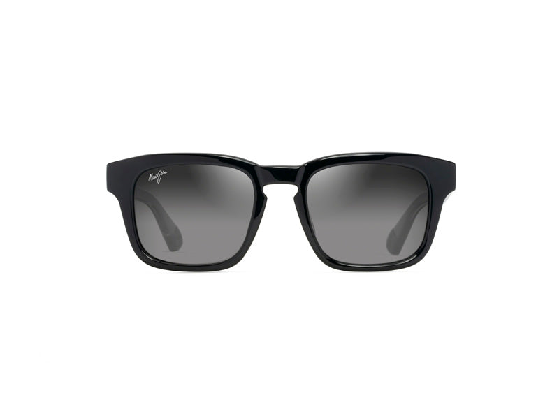 Maui Jim Maluhia 643S - Shiny Black with Trans Light Grey, Neutral Grey