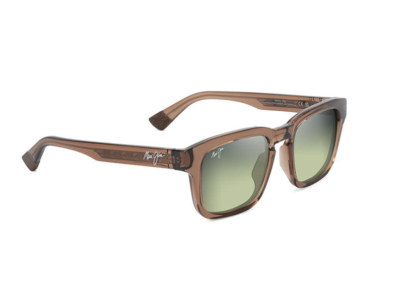 Maui Jim Maluhia 643S - Shiny Trans Light Brown, Maui HT