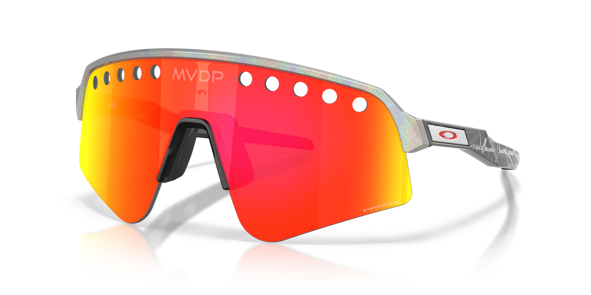 Oakley Sutro Lite Sweep, Mathieu Van Der Poel Signature Series - Space Dust Frame, Prizm Ruby Lenses