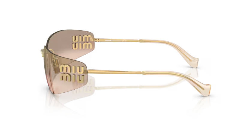 Miu Miu 0MU A51S - Gold, Bronze mirrow gradient