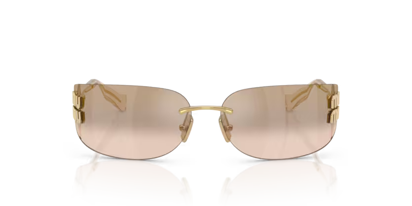 Miu Miu 0MU A51S - Gold, Bronze mirrow gradient