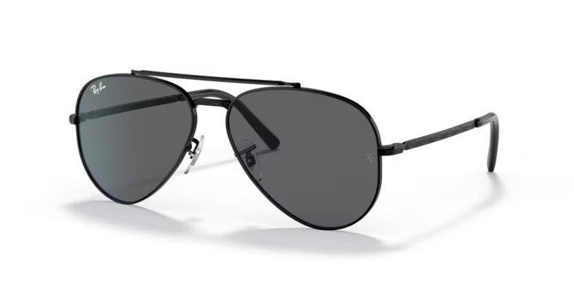 Ray-ban New aviator - Black, Dark grey