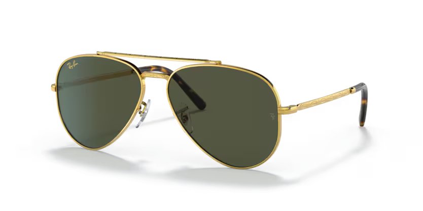 Ray-ban New aviator - Gold, Green