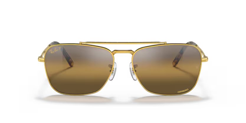 Ray-Ban New caravan - Gold, Silver/brown