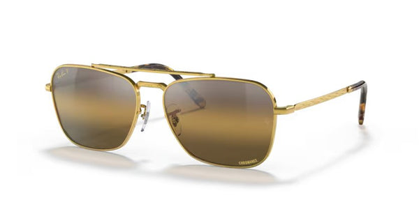 Ray-Ban New caravan - Gold, Silver/brown