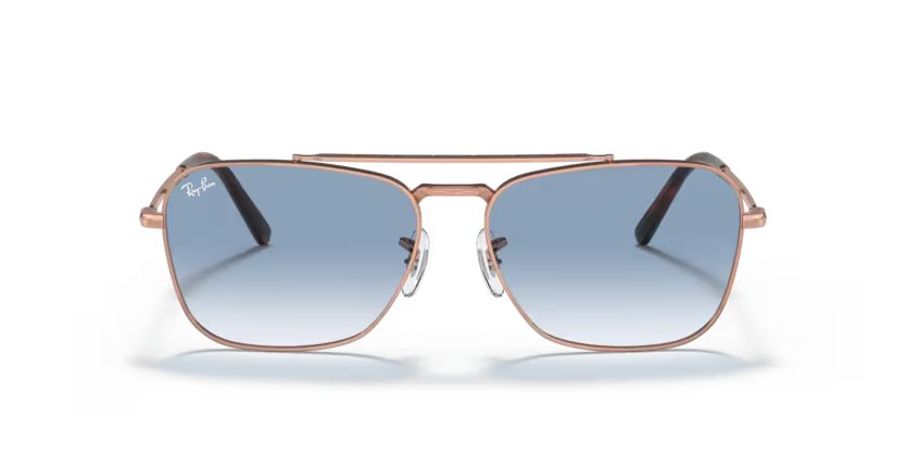 Ray-Ban New caravan - Rose gold, Light blue