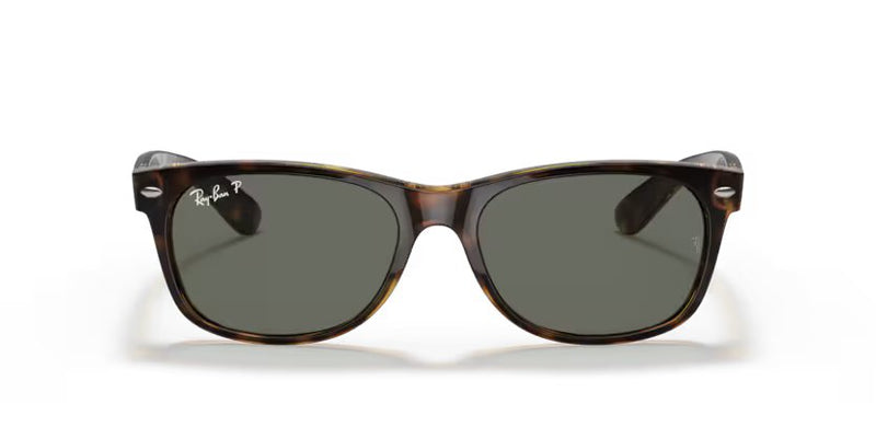 Ray-Ban New Wayfarer - Tortoise, Green polarized