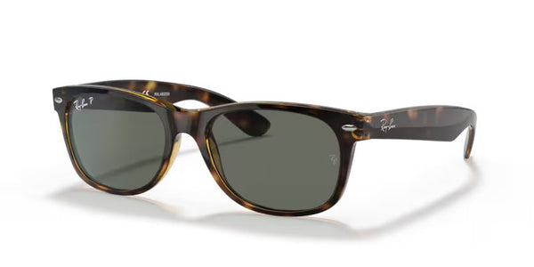 Ray-Ban New Wayfarer - Tortoise, Green polarized