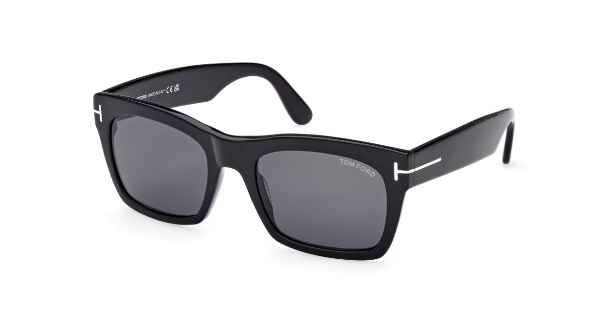 Tom Ford Nico TF 1062 - Shiny Black, Smoke