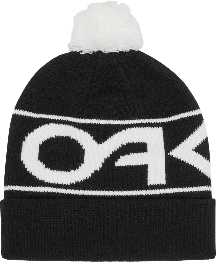 Oakley Factory Cuff Beanie  - Black/White Logo