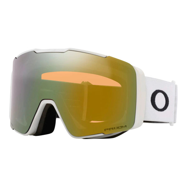 Oakley Line Miner Pro - Matte White, Sage gold iridium