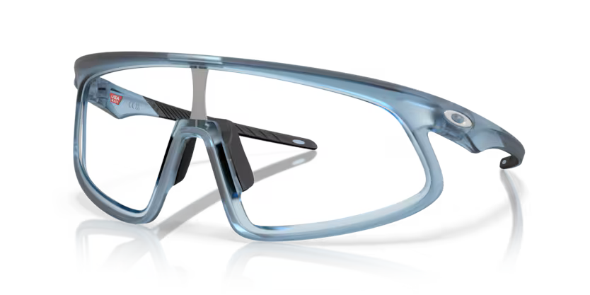 Oakley Rslv - Matt transparent stonewash, Clear to black iridium photochromic