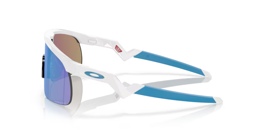 Oakley Resistor (Youth Fit), Polished white, Prizm Sapphire