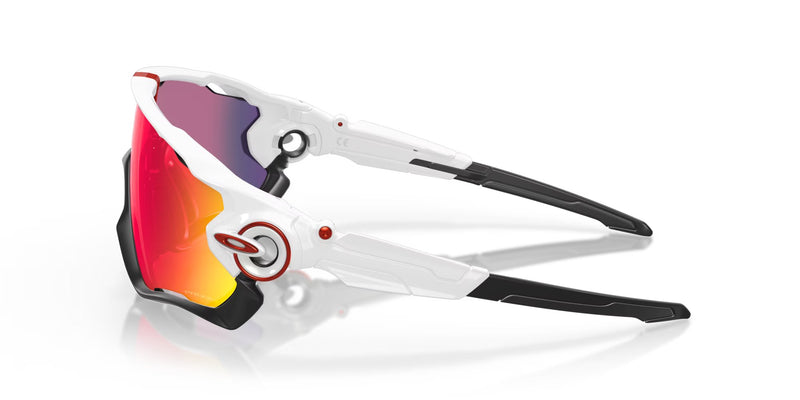 Oakley Jawbreaker - Polished White and Black, Prizm Road