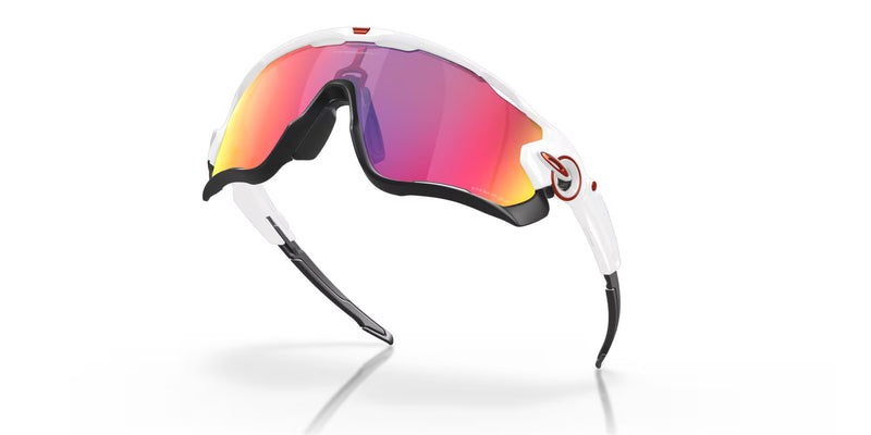 Oakley Jawbreaker - Polished White and Black, Prizm Road