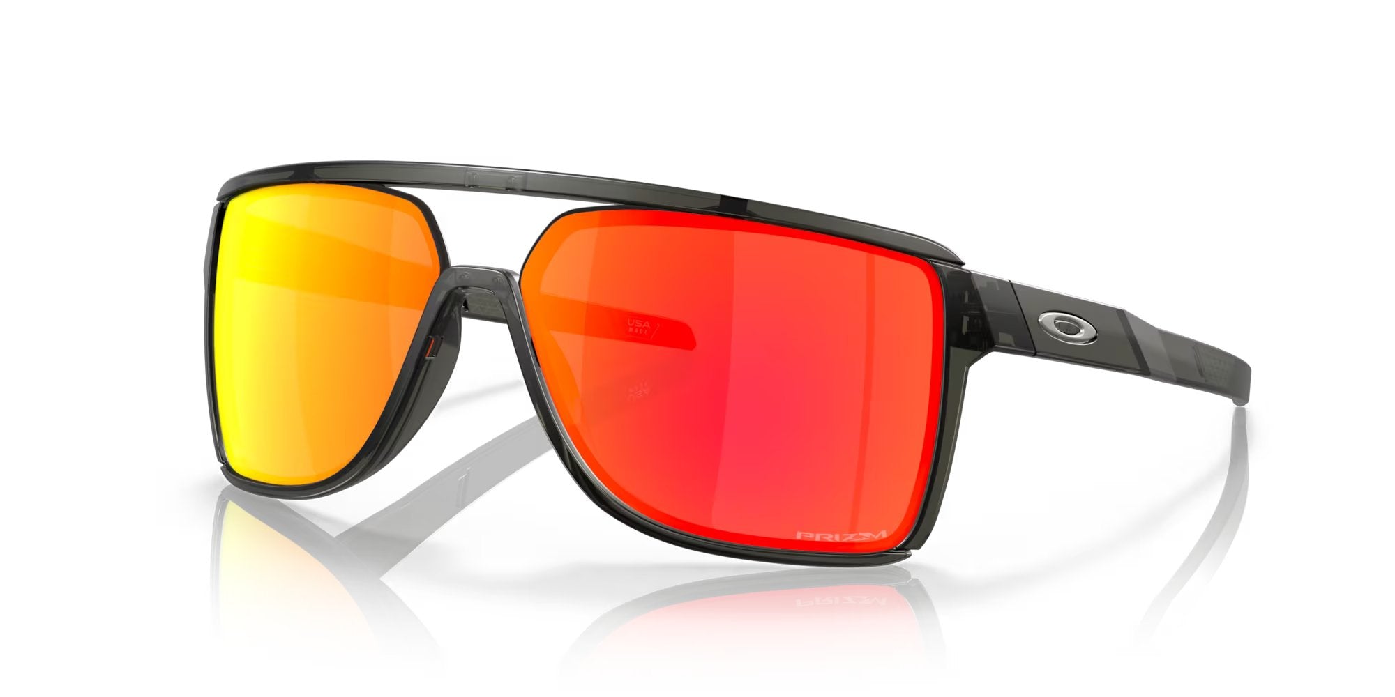 Oakley Castel - Matte Grey Smoke, Prizm Ruby