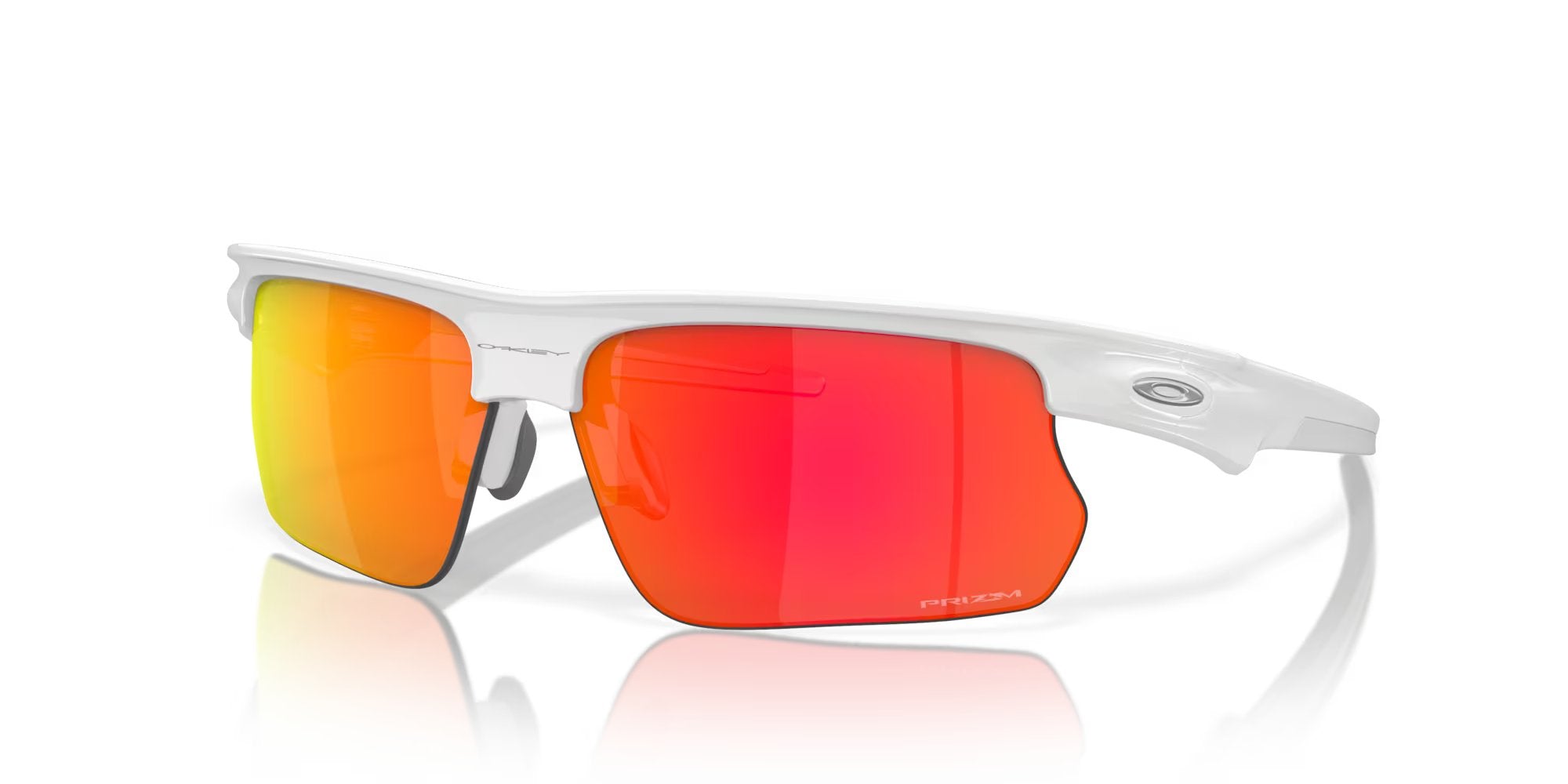 Oakley BiSphaera™️ - Polished White, Prizm Ruby
