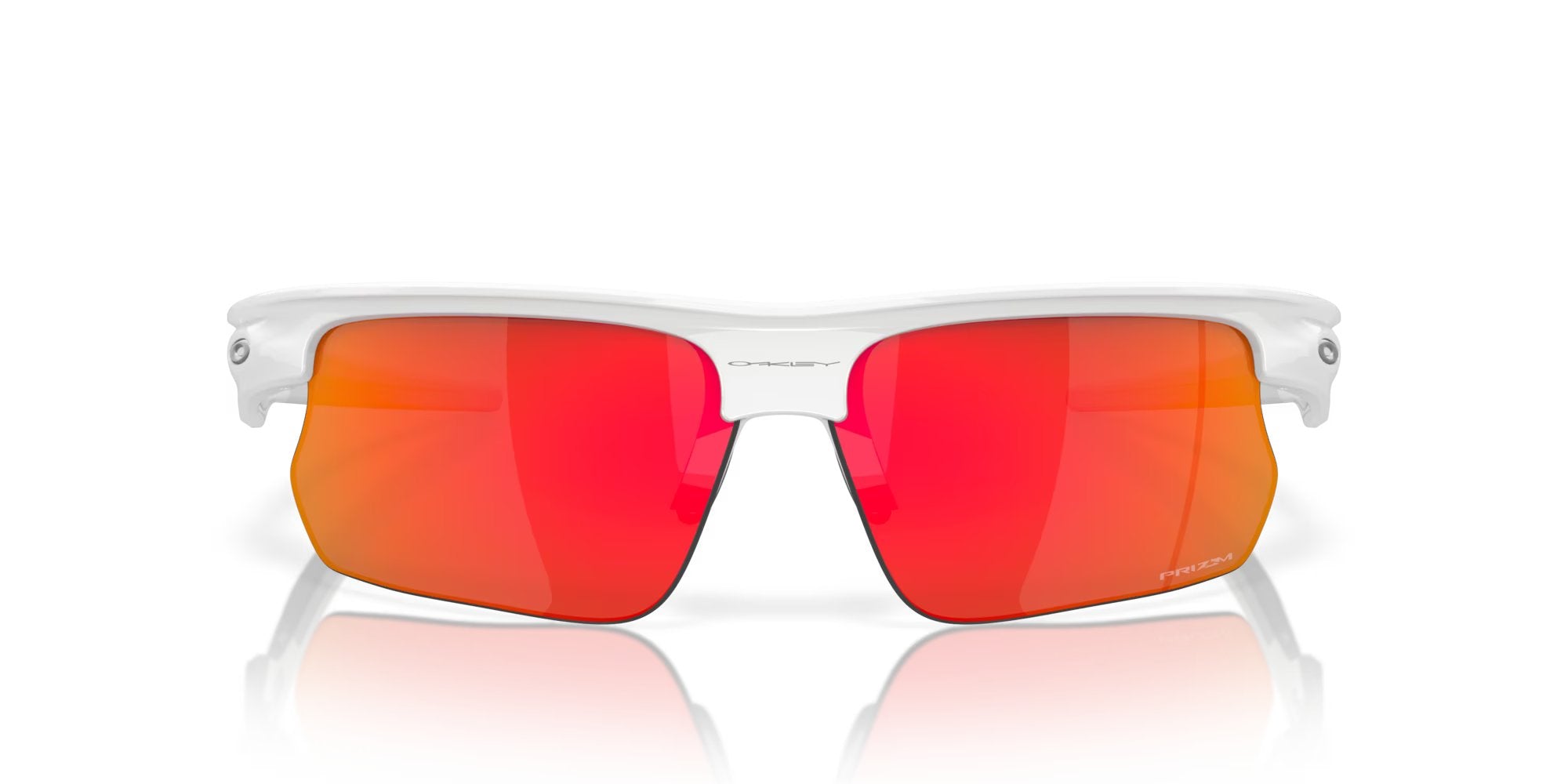 Oakley BiSphaera™️ - Polished White, Prizm Ruby