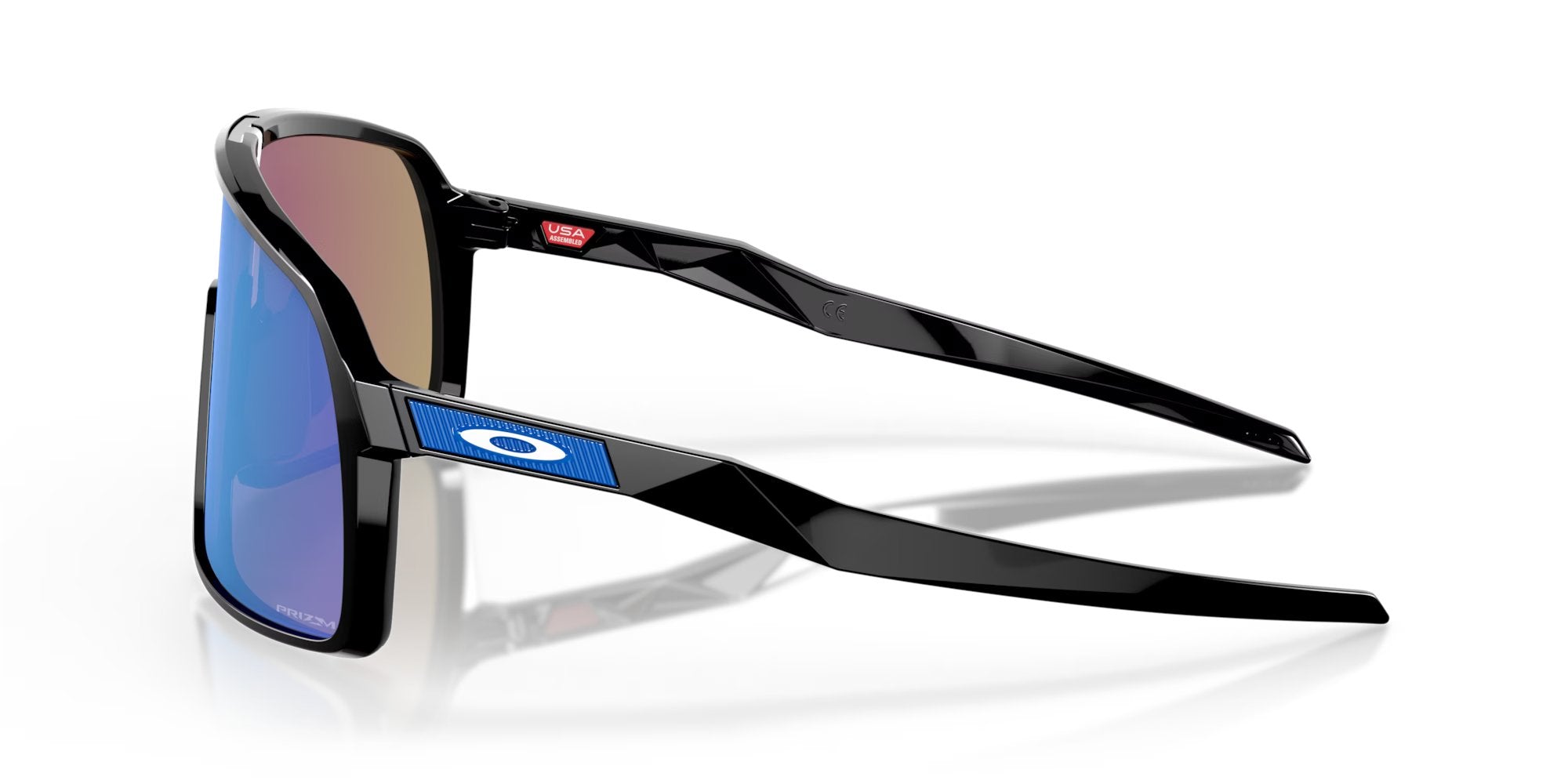 Oakley Sutro - Polished Black, Prizm Sapphire