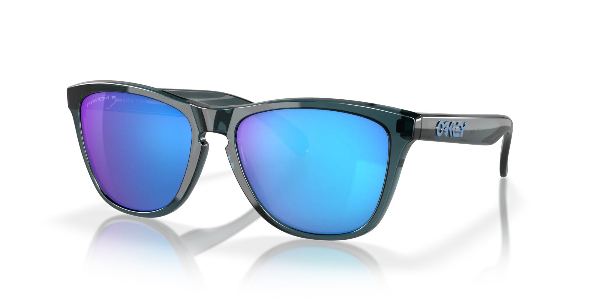 Oakley Frogskins™ - Crystal Black, Prizm Sapphire Polarized