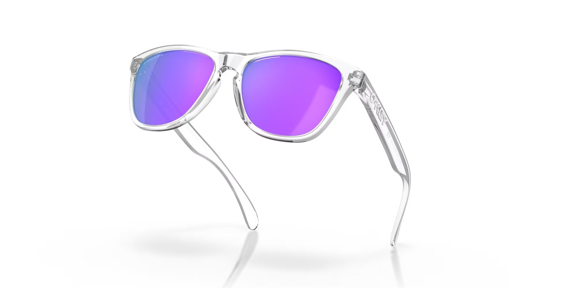 Oakley Frogskins™ - Polished Clear, Prizm Violet