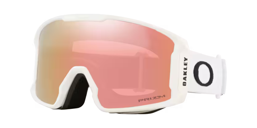 Oakley Line Miner - Matte White, Prizm rose gold iridium