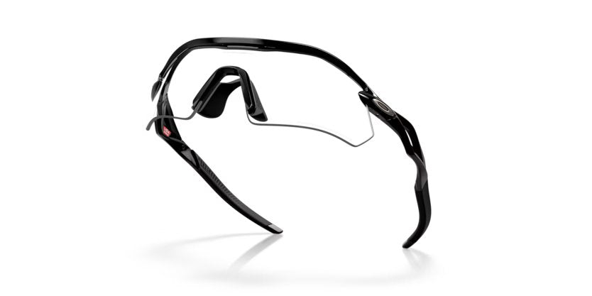 Oakley Radar plate - Polished black, Clear to black iridium photochromic