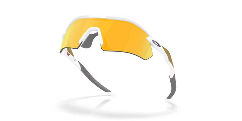 Oakley Radar plate - Polished white, Prizm 24k polarized