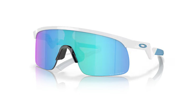 Oakley Resistor (Youth Fit), Polished white, Prizm Sapphire