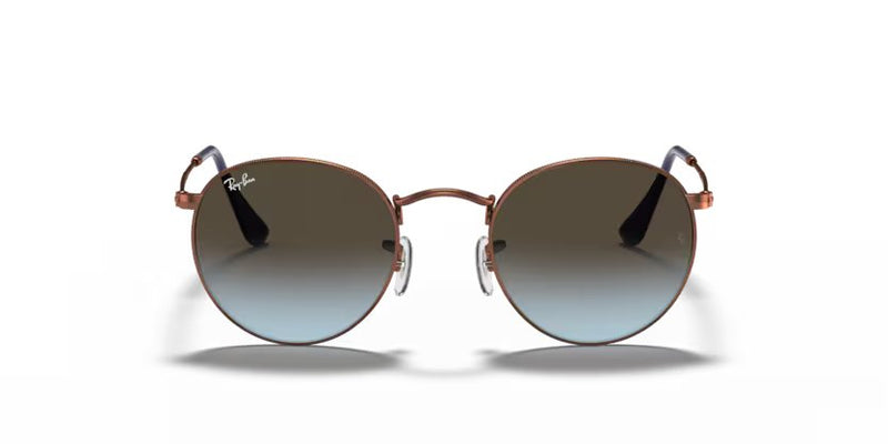 Ray-Ban Round Metal - Bronze Copper, Blue