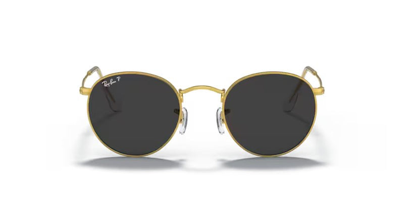 Ray-Ban Round Metal - Gold, Black Polarized