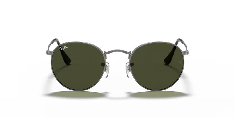 Ray-Ban Round Metal - Gunmetal, Green