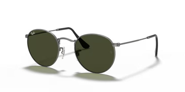 Ray-Ban Round Metal - Gunmetal, Green