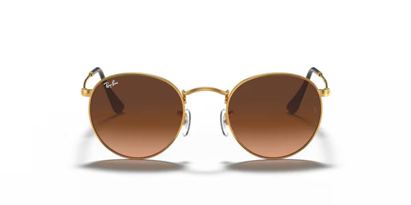 Ray-Ban Round Metal - Light Bronze, Pink/Brown Gradient