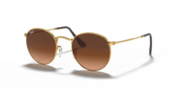 Ray-Ban Round Metal - Light Bronze, Pink/Brown Gradient