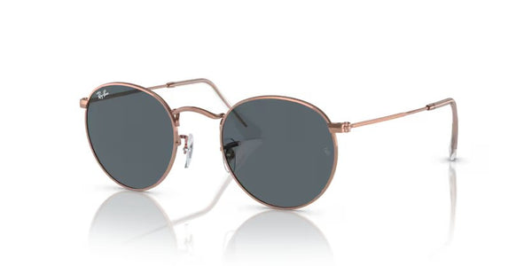 Ray-Ban Round Metal - Rose Gold, Blue